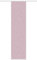 HOME WOHNIDEEN 84698 Schiebegardine PIVE, Digitaldurck auf Dekostoff in Seidenoptik, Farbe:rosé, Größe:245 x 60 cm, Anzahl:1x