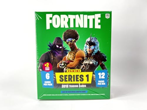 Fortnite Series 1 Mega Blaster Box - Sealed - OVP - 2019 - Italy Print - 12 Booster Packs + 2 Crystal Shards