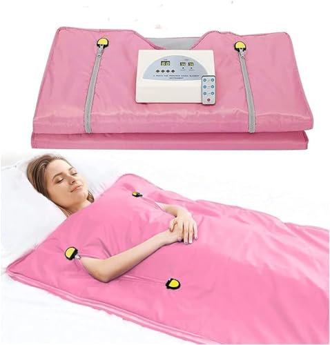 Coperta for sauna a infrarossi Coperta for sauna riscaldante for dimagrimento del corpo Coperta for sauna ponderata a infrarossi digitale professionale a 2 zone for dimagrimento delle donne for perder