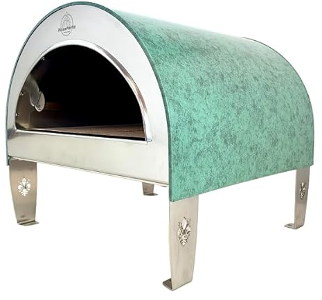 Forno per Pizza Party Ardore AcquaMarina – Forno per Pizza Portatile – Forno per Pizza a Gas – No Forno per Pizza a Legna – Forno per Pizza da Giardino – per l'autentica Pizza napoletana