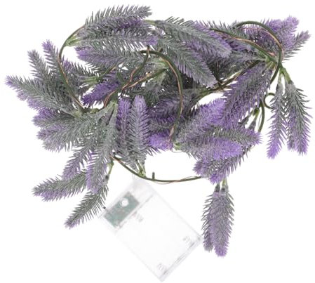 Anneome Lavendel Lichterkette Batteriebetrieben Kupferdraht Mit Warmweißen Leds Für Schlafzimmer Indoor Und Outdoor-dekoration Für Partys Und Feste Ohne Batterie