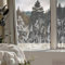 Neukids Textur Fensterfolie Schneeweiß Pusteblume, klebefolie Fenster Sichtschutz Milchglasfolie Muster, Selbstklebende Fenstersticker Wohnzimmer Schlafzimmer Küche Bad Fenster Deko