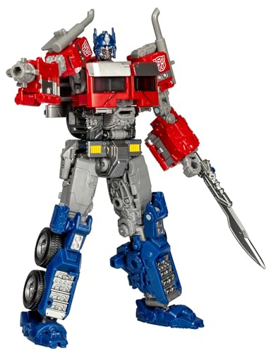 Transformers Toys Studio Series Voyager Class Transformers: Rise of the Beasts 102 Optimus Prime 6.5-inch Converting Action Figure, 8+