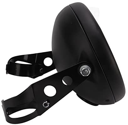 Haofy Motorrad-Scheinwerfer-Eimer Halterung 7 Zoll LED-Scheinwerfer Gehäuse Halterung für 38 51mm Gabel Rohre mit 3 Locate Pins Einstellbare Clips Einfache Installation