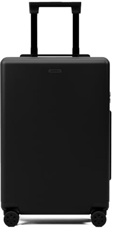 PASTELS® Cabin Suitcase – 100% Polycarbonate Carry On Luggage | Lightweight Hard Shell with 4 Spinner Wheels & TSA Locks | Fits Ryanair, EasyJet, Jet2 (Obsidian Black, Cabin)