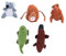 Toyvian 1 Set Fingerpuppen Mini Plüschtiere Pädagogisches Fingerpuppe Für Fingerpuppenspielzeug Vorschulspielzeug Fingerspielzeug Pädagogisches Kinderspielzeug Pp Baumwolle