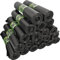 Bolsas de Basura Negra de 120L – Pack 200 Unidades (20 Rollos) Bolsas de Comunidad 85 x 105 cm