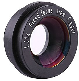 Pssopp Langlebige 1,51-fache Sucher-Okularlupe mit Festem Fokus für DSLR-Kamera. Guter Helfer für kurz- und Weitsichtige Menschen