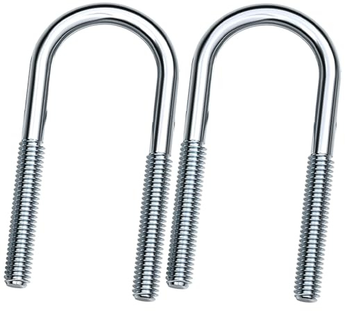 U-Bügel aus verzinktem Stahl, M6-Rohrschellen for Sanitär-, Abgas- und Tragkonstruktionen(M6*60 * 150 (2 pcs))