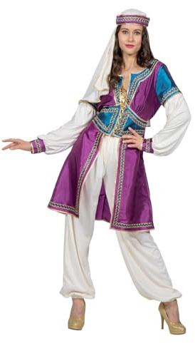 WILBERS & WILBERS - Arabische Nächte Kostüm Damen | 3-teiliges Set, orientalische Verkleidung für Karneval, Mottoparty
