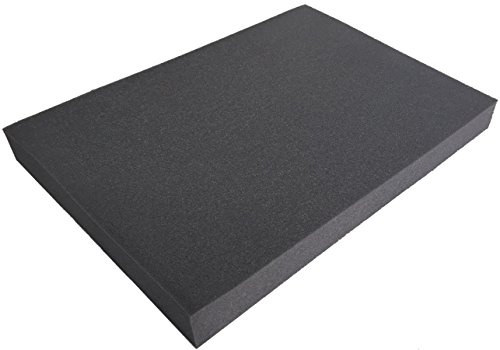 SCHAUMEX ® Schaumstoffmatte Sitzkissen Schaumstoff Kissen Stuhl Polster Auflage Multifunktional 50x35x4,5cm - In Deutschland hergestellt (Stückzahl: 4)