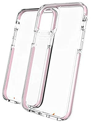 Gear 4 702006155 Piccadilly - Compatible with iPhone 12 Pro, iPhone 12 - Advanced Impact Protection with Integrated D3O Technology, Anti-Yellowing, Phone Cover - Rose Gold