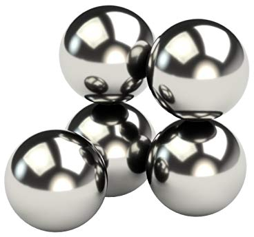 5X Neodym Power Magnet Silber - Kugelmagnet extra stark rund Durchmesser 15mm - Starke Magneten Supermagnet - Haftkraft ca. 3,5 kg - Magnete für Whiteboard, Pinnwand, Magnettafel, Werkstatt