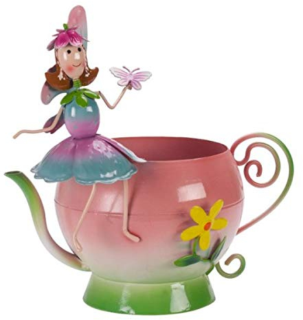 Smart Garden Cute Tea Pot Fairy Pixie Ornament Flower Planter