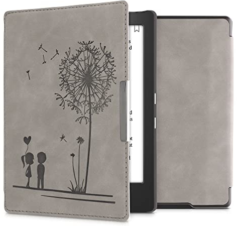 kwmobile Custodia eReader Compatibile con Kobo Aura H2O Edition 1 Cover - eBook Reader Flip Case - Cover eReader Magnetica Pelle PU Amore