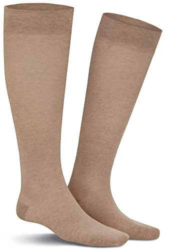 KUNERT Herren Kniestrümpfe Fly&Care® Stützklasse III effektive Stützwirkung Beige-mel. 8320 43-44