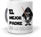mundohuevo. Taza con Frase “El Mejor Padre de la Galaxia”| Regalo Original| Capacidad de 350 m| Regalo para Fans de Star Wars.| Taza de cerámica AAA | Película| Ciencia Ficción| Regalos para Amigos.