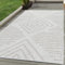 In & Outdoor Teppich Skandinavisch Design Wetterfest für Terrasse Balkon Küche oder Wohnzimmer Teppich, Farbe: Rosa, Größe: 80 x 250 cm