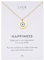 LUUK LIFESTYLE Stainless steel necklace with Evil eye pendant, symbol for protection, gift idea for women, lucky charm, gold