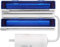 Upgrade Plastic Wrap Dispenser with Cutter, 3-in-1 Foil and Plastic Wrap Organizer with Paper Towel Holder, Aluminum Foil Holder, Wrap Dispenser for Drawer and Wall Mount- Fits 12” Roll ( Color : Blue