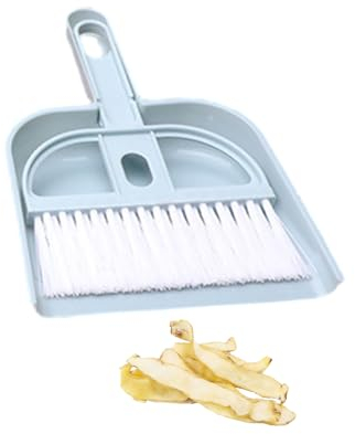 FASSME Small Broom Dustpan Set, Household Desktop Cleaning Brush, Desk Cleaning Shovel, Comfort Broom And Brush, Children'S Cleaning Tools