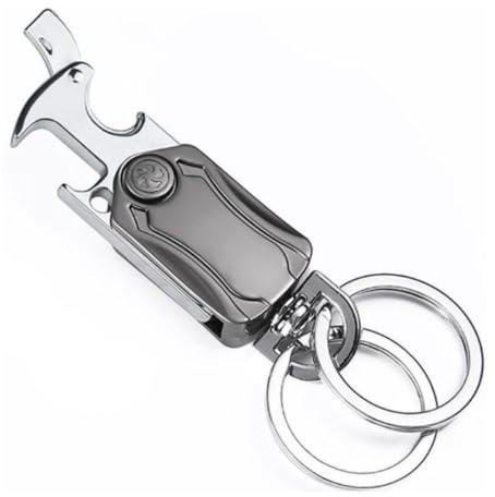 schlüsselanhänger karabiner,karabiner schlüsselanhänger,schlüsselanhänger mann,mit drehbarem schlüsselring,keychain kapselheber geschenk für vater/papa ehemann freund gast.