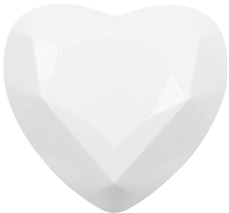 Hsthe Sea Weiße Ringbox mit LED-Licht, kreative Diamant-Samt-Ringboxen für Heiratsantrag, Verlobung, Hochzeit