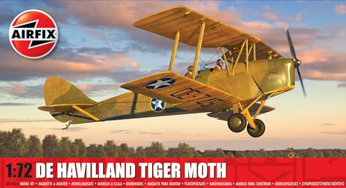Airfix A02106A de Havilland Tiger Moth Plastic Model-Making Kit Age 8+