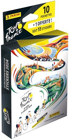 Panini Tour de France 2024 Blisterverpackung 10 Hüllen + 1 gratis 004870KBFGD11