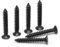 FOMGIIN Vis Placo à Fixation Rapide M3.5 x 25 mm, 200 Pièces Vis Noires Pour Cloisons Sèches, Vis Phosphatées Pour Plaque de Plâtre Sur Profilé en Acier Pour Cloisons Sèches, Tête en Trompette