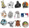 GTOTd Wars Movie Fridge Magnet Kühlschrankmagnet (12 Stück) Geschenke Merch Dekoration Stoßstangen Aufkleber Kühlschrank Metallmagnet Flexibel Wiederverwendbar Magnetisches Vinyl
