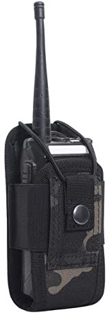 DASHIELL Supporto Per Walkie Talkie, Molles Porta Radio Da Cinturone, Universale Porta Radio Custodia Borsa Radio Bidirezionale, Custodia Da Trasporto Regolabile Per Telefono GPS Radio