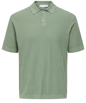 Onstony Reg 12 Ss Waffle Polo Knit