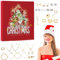 Adventskalender 2024 – Weihnachts-Countdown-Kalender, Adventskalender für Mädchen | Schmuckschatulle mit 8 Ohrringen, 6 Ringen, 6 Halsketten, 4 Armbändern, Countdown-Countdown
