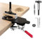 35mm Concealed Hinge Jig, Metal Cabinet Door Hinge Jig Drilling Hole Puncher, Accurate Locking Drill Jig, Woodworking Tools for Cabinets Door Hinges Mounting