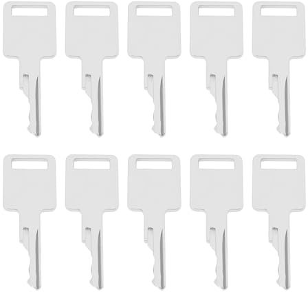 YINETTECH 10 Pièces de Rechange pour Clé de Contact 6693241 Compatible avec Bobcat 763 773 843 863 853 185 751 753 S175 S205 S590 T450 T190 Mini-pelle à Chargeuse Compacte