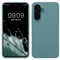 kwmobile Hülle kompatibel mit Samsung Galaxy A56 5G Hülle - Silikon Handy Case - Handyhülle weiche Oberfläche - kabelloses Laden - Arctic Night