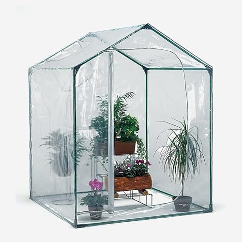 Metallurgica Buzzi Balkongewächshaus für Pflanzen und Blumen 153x153xh210cm PVC Stahl Mimosa M