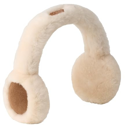 UGG Women's Sheepskin Ear Muffs Chestnut Tree Talla Decorative Case