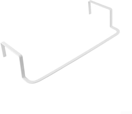 ComfyHarbor Radiateur porte-serviettes multifonction en métal pour salle de bain, facile à installer, sans perçage, noir et blanc, 35 cm (blanc)