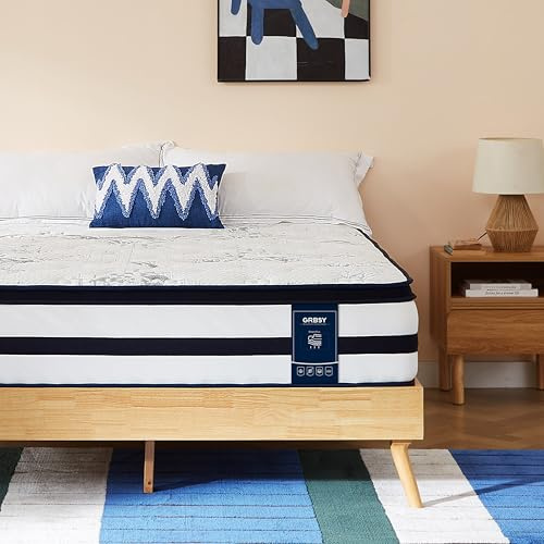 Grbsy Matratze 90x200 H3, 28 cm Hybrid Taschenfederkern & Gel-Memory Foam | ergonomischer 7-Zonen-Stütze, atmungsaktiv, stabile Kanten, gerollt, ideal für Einzelbett, Jugendzimmer & Gästezimmer