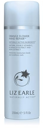 Liz Earle Orange Flower Botanical Hand Repair, 150ml | This rich yet non-greasy cream softens hands and conditions nails while leaving skin refreshed.