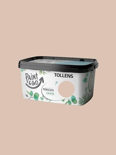 Tollens Pintura Plástica Ecológica Paint&Go 4L (Arcilla Rosa)