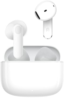 HONOR CHOICE ORF-ME00 X7e Active TWS Earbuds - White | USB-C Charging Case 38H Battery Life, Low-Latency Gaming Mode, IP54 Waterproof, High-Fidelity Sound for iOS & Android wihte