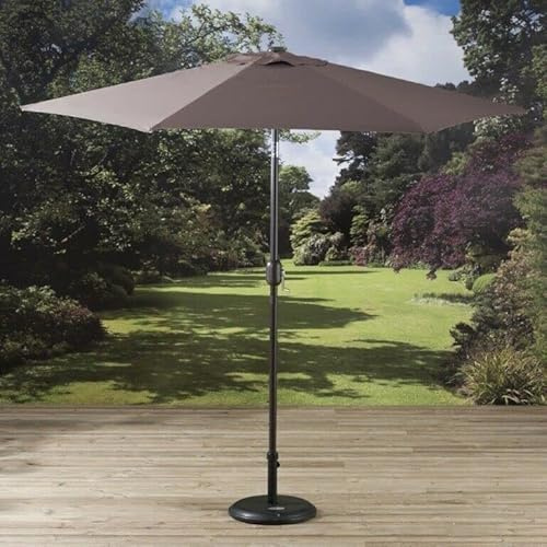 Garden Parasol Garden Parasol 2.5m Sombra de Sol Patio al Aire Libre Camina