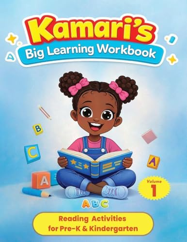 Kamari's Big Learning Workbook Volume 1 Reading