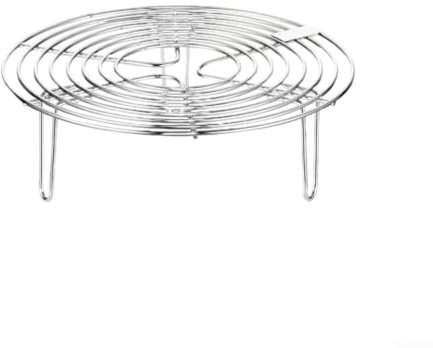 Cesta de vapor de acero inoxidable de grado 316 para olla a presión, rejilla de alambre para bollos, huevos, maíz, 22 cm (22 cm)