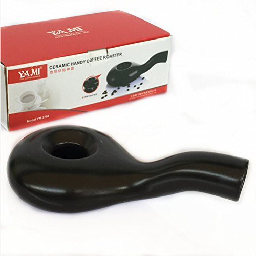 Eleoption Yami Ceramic Coffee Bean Roaster - Ceramic - Black