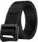 JINIU Herren Nylon Web Military Tactical Adjustable Durable Waist Belt with Zinc Alloy Buckle Black (JNSG35)
