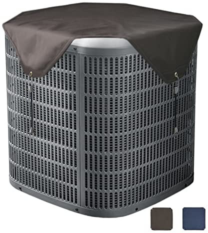 Foozet Winter Top Klimagerät Abdeckung für AC Aussen 32 x 32 braun